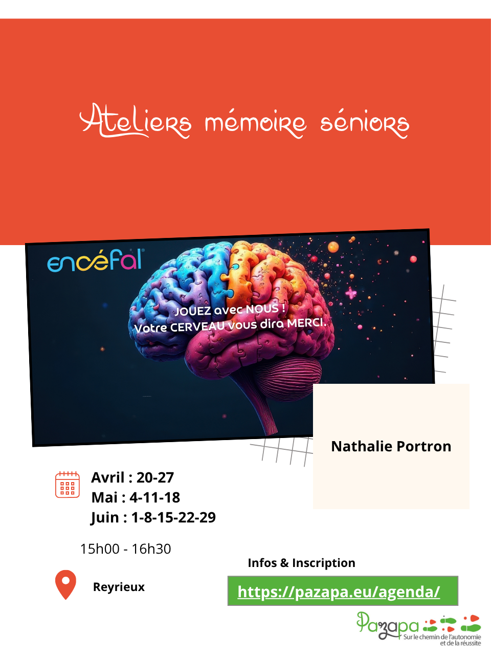 Ateliers mémoire séniors