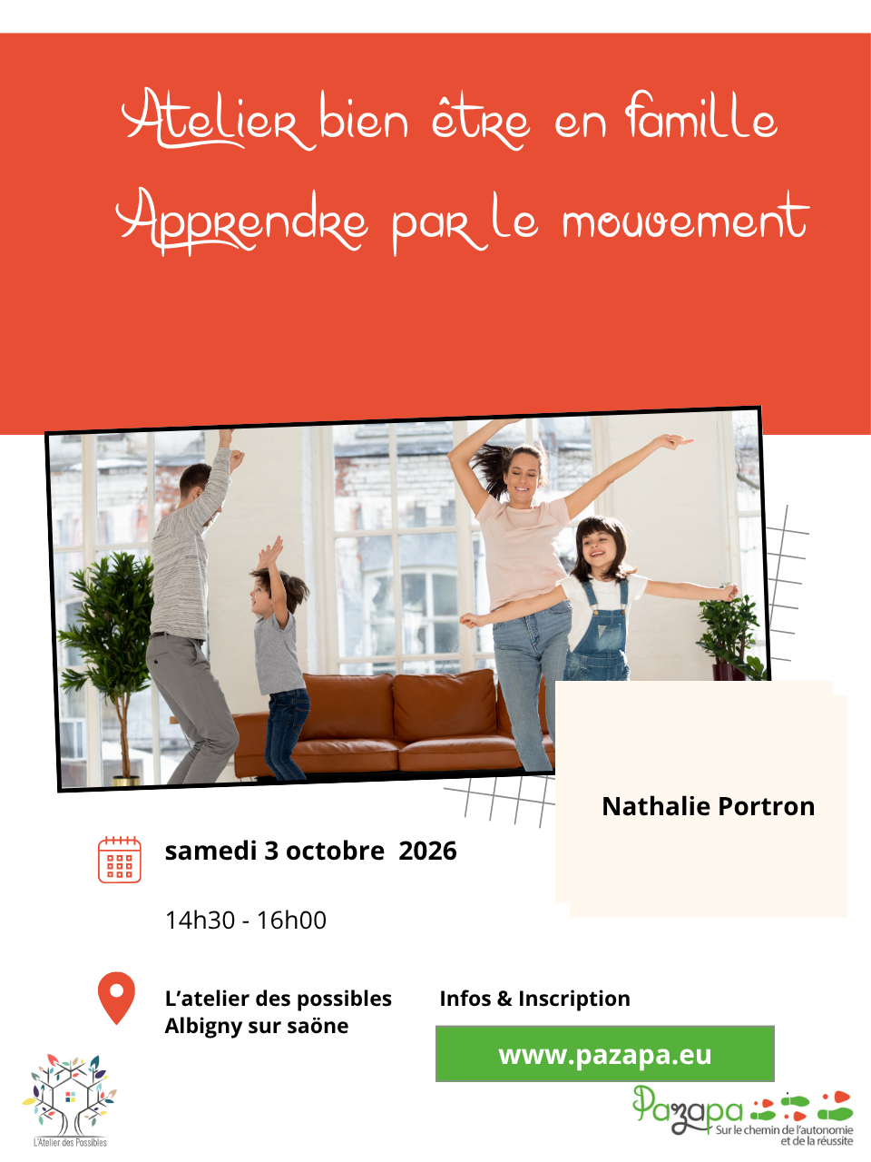 Apprendre en mouvement : Atelier parents-enfants